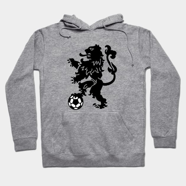 Dutch lion with soccer ball Netherlands soccer dutch soccer Hoodie by LaundryFactory